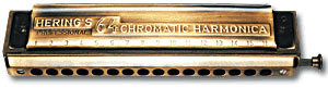 5264 Hering Chromatic Antique-gold harmonica