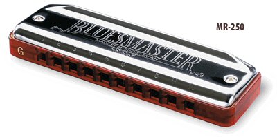 Suzuki Bluesmaster 6 Pack  MR-250S Harmonicas