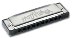 Hohner Hot Metal harmonicas 572 harmonica